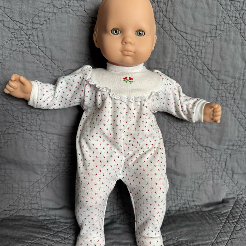 Pleasant Company Bitty Baby – Silver Eyes, Original Outfit & Diaper, Restored